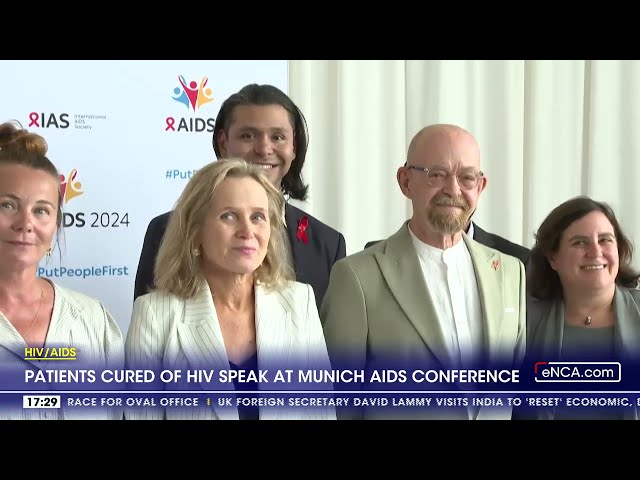 Patients cured of HIV speak at Munich AIDS conference