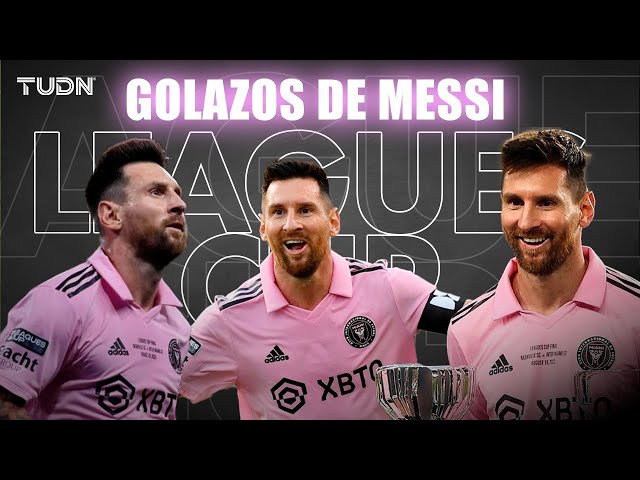 ⁣¡El REY de Inter Miami!  TODOS LOS GOLES de Lionel Messi en Leagues Cup | TUDN