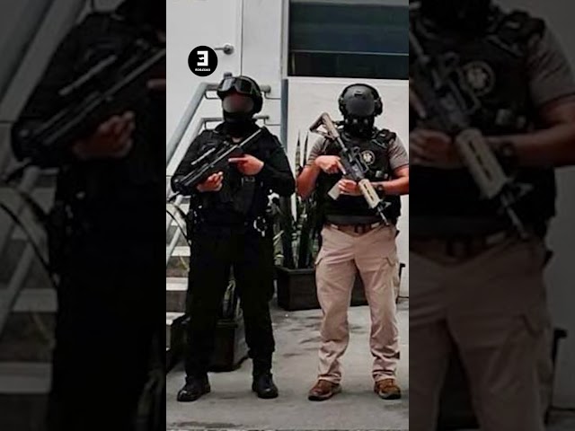 ⁣Detienen a Ocho Sicarios en Juárez, NL: Confiscan Armas y Drogas