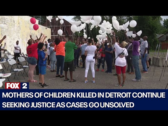 ⁣Detroit moms pursue justice for unsolved murders of their children