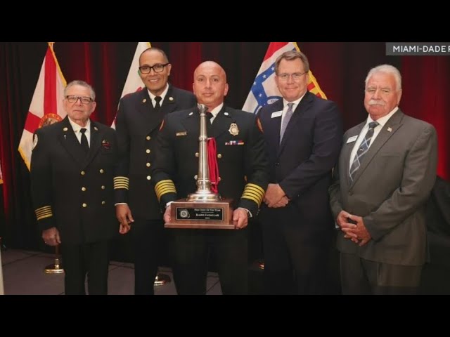 ⁣Miami-Dade Fire Rescue Chief "Ray" Jadallah honored
