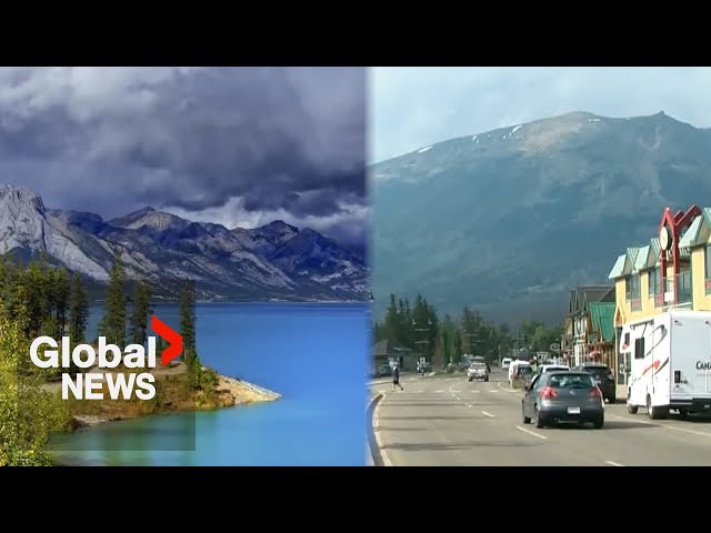 ⁣Appreciating the world-renowned beauty of Jasper, Alta., amid devastating wildfire