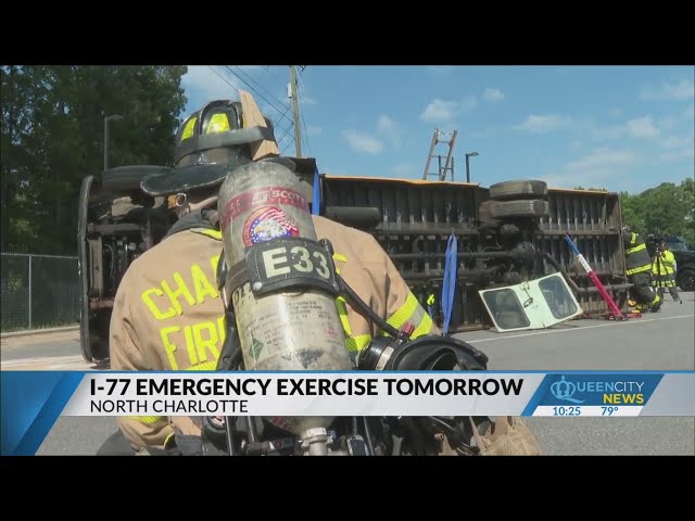 ⁣I-77 emergency excises to be held on Friday