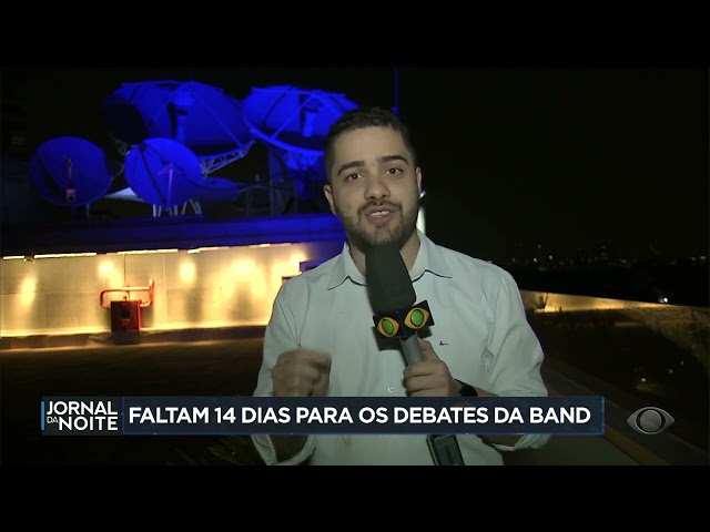 Band define últimos detalhes para o debate do próximo dia 8