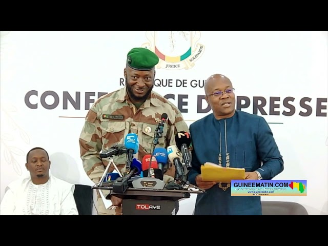  Plainte contre le Gl Mamadi Doumbouya en France  le gouvernement guinéen très en colère