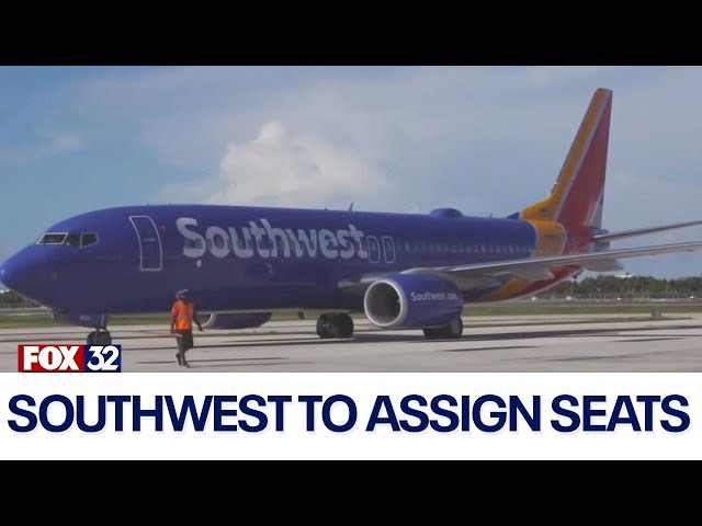 ⁣Southwest Airlines set to begin assigning seating, ending over 50 years of open seating policy