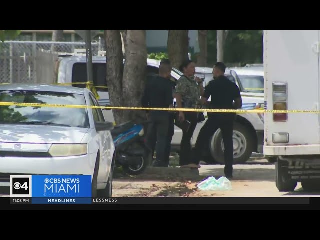 ⁣Miami police officers forced to use deadly force