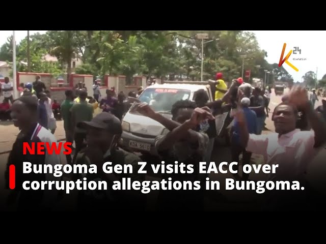 ⁣Bungoma Gen Z visits EACC over corruption allegations in Bungoma.