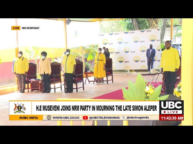 LIVE: MUSEVENI JOINS NRM PARTY TO MOURN THE LATE SIMON ALEPER | JULY 26, 2024