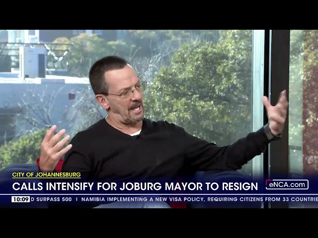 ⁣Calls intensify for Joburg Mayor to resign