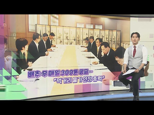 ⁣[슬기로운 생활뉴스] 배추·무 매일 300톤 공급…"먹거리 물가 안정 총력" / 연합뉴스TV (YonhapnewsTV)