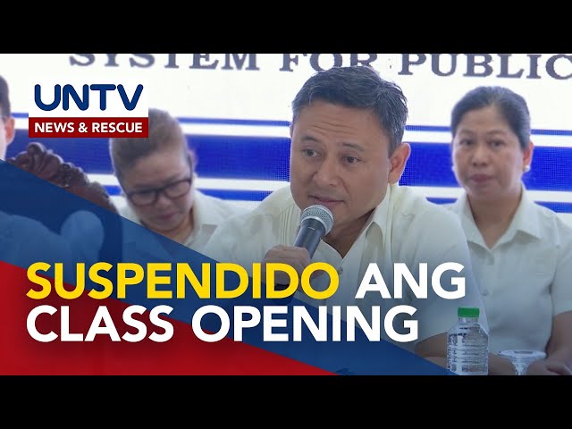 Pagbubukas ng klase sa higit 400 public schools sa July 29, suspendido muna – DepEd Sec. Angara