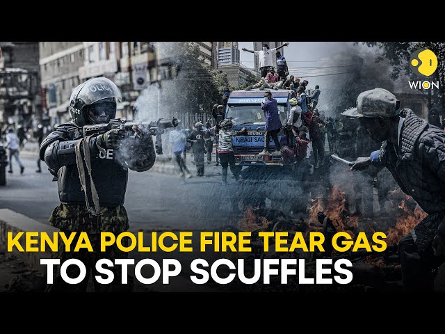 ⁣Kenya Protest LIVE: Pro vs anti-government clash in Nairobi; police fire tear-gas shells | WION LIVE