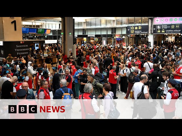 French train network hit by 'malicious' attacks before Olympics ceremony, rail firm says |
