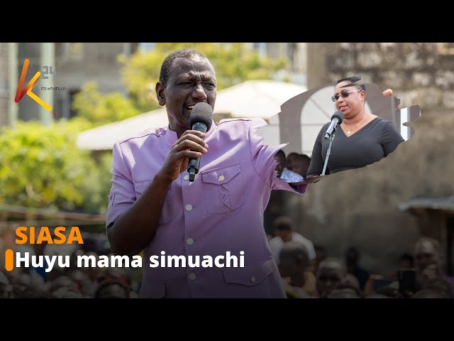 ‘Huyu mama simuachi’ – Ruto promises to walk with Aisha Jumwa after firing her from Cabinet