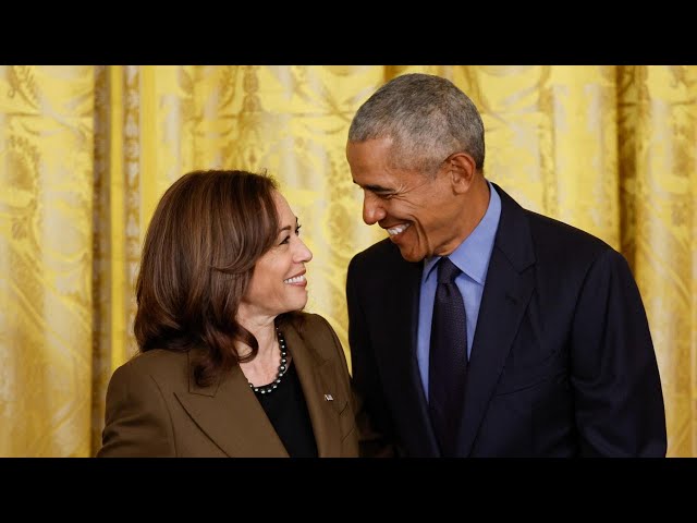 Obamas endorse Harris for Democratic nomination
