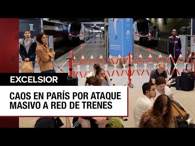 Sabotaje golpea la red de trenes de Francia previo a la inauguración de los Juegos de París