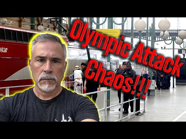 ⁣LIVE Breaking: Attacks on Paris Olympic Trains Cause Chaos
