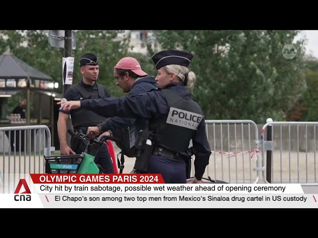 ⁣Paris Olympics: City hit by train sabotage; possible wet weather ahead of opening ceremony