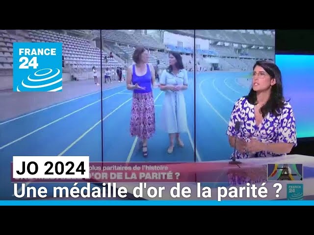 JO 2024 : une médaille d'or de la parité ? • FRANCE 24
