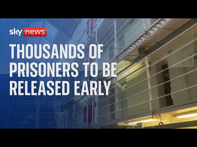 MPs approve legislation to release thousands of prisoners who have served 40% of sentence