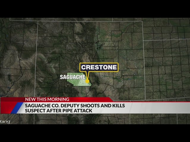 Saguache deputy attacked with pipe, suspect killed