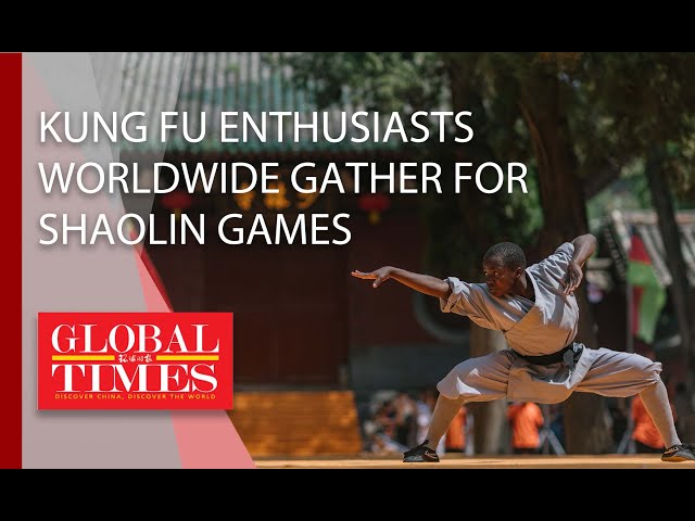 ⁣Kung fu enthusiasts worldwide gather for Shaolin Games