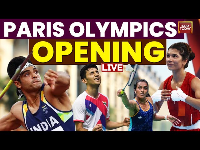 ⁣Paris 2024 Olympics Opening Ceremony LIVE | Indian Athletes Ready For Olympics  | LIVE News