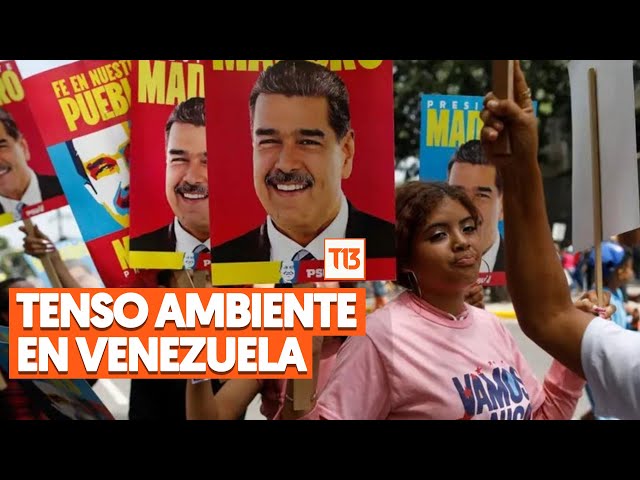 Tenso ambiente en Venezuela previo a las elecciones presidenciales