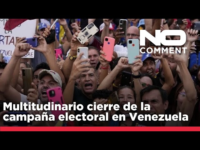 NO COMMENT: Así fue el multitudinario cierre de la campaña electoral en Venezuela