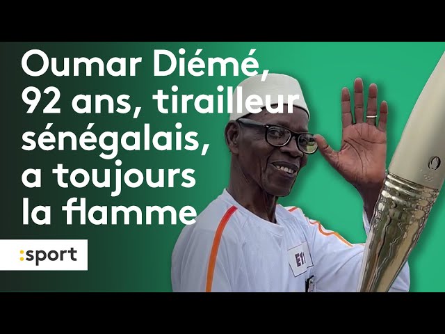 ⁣Oumar Diémé, 92 ans, tirailleur sénégalais, a toujours la flamme