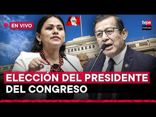 ⁣Congreso EN VIVO: Eduardo Salhuana, de APP, es el nuevo presidente del Congreso de la República