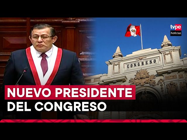 ⁣Eduardo Salhuana es el nuevo presidente del Congreso de la República