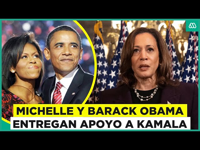 Michelle Obama y Barack Obama entregan apoyo a Kamala Harris