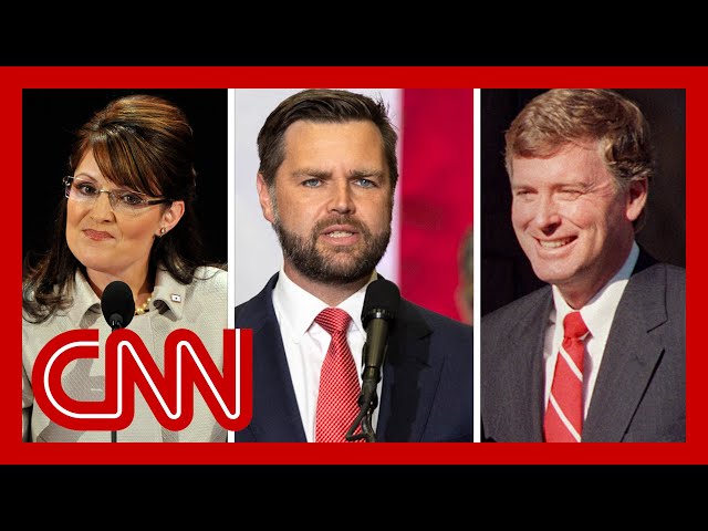 ⁣See how JD Vance’s poll numbers compare with Sarah Palin, Dan Quayle