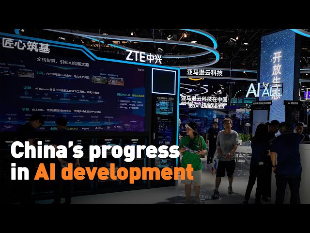 ⁣China’s progress in AI development