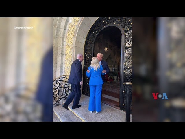 ⁣دونالد ترامپ در اقامتگاهش در فلوریدا از نتانیاهو و همسرش استقبال کرد