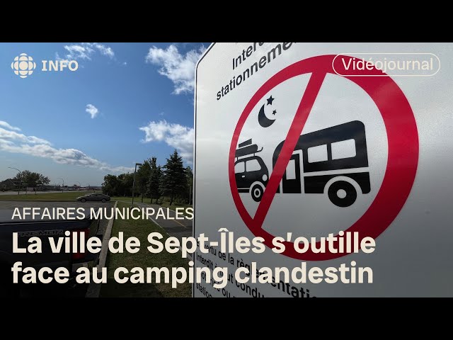 ⁣La ville de Sept-Îles s’outille face au camping clandestin | Vidéojournal