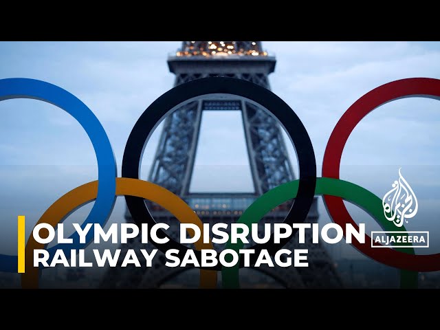 High-speed railway system 'sabotaged' disrupted just before the Olympics started