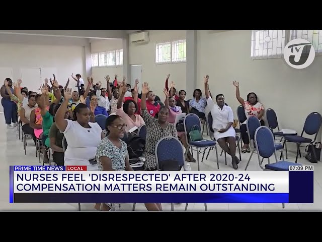 Nurses Feel 'Disrespected' After 2020-24 Compensation Matters Remain Outstanding | TVJ New
