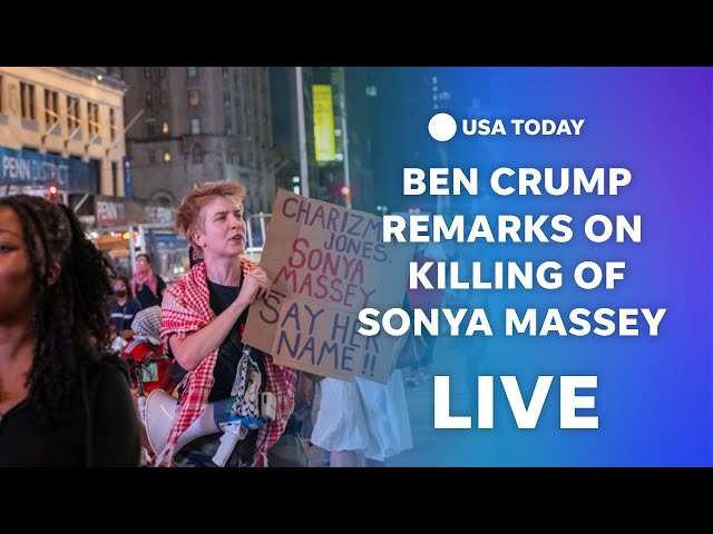 Watch live: Sonya Massey family speaks with attorney Ben Crump
