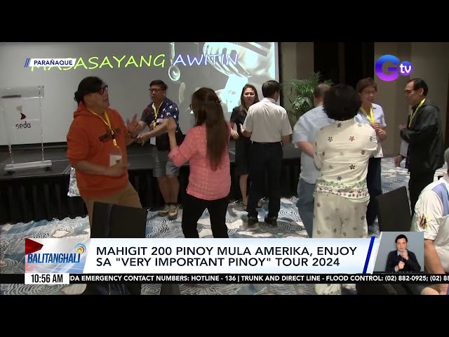 ⁣Mahigit 200 Pinoy mula Amerika, enjoy sa "Very Important Pinoy" Tour 2024 | Balitanghali
