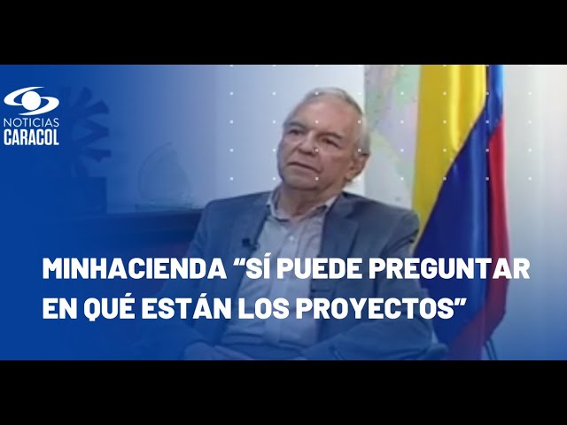 “El ministro de Hacienda no ‘patina’ proyectos”: Ricardo Bonilla en escándalo de la UNGRD