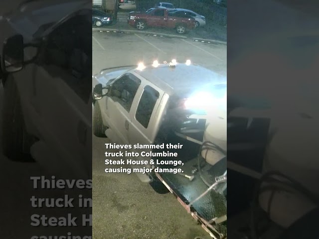 ⁣Watch: Thieves perform elaborate heist to steal steaks #Shorts