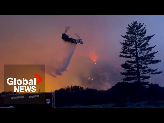 ⁣California's park fire expands rapidly overnight, engulfing over 125,000 acres