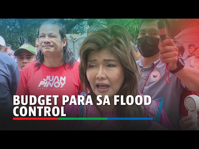 Imee Marcos: Bilyong pisong budget para sa flood control, saan napunta? | ABS-CBN News