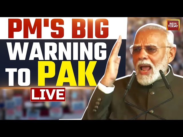 ⁣India Today LIVE | PM Modi's 'Aatank Ke Aaka' Attack On Pakistan, Warns Pak Amid Jamm