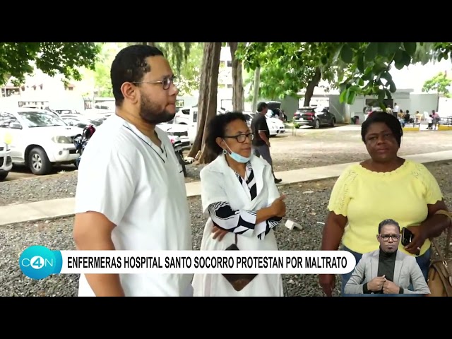 ⁣Enfermeras Hospital Santo Socorro protestan por maltrato