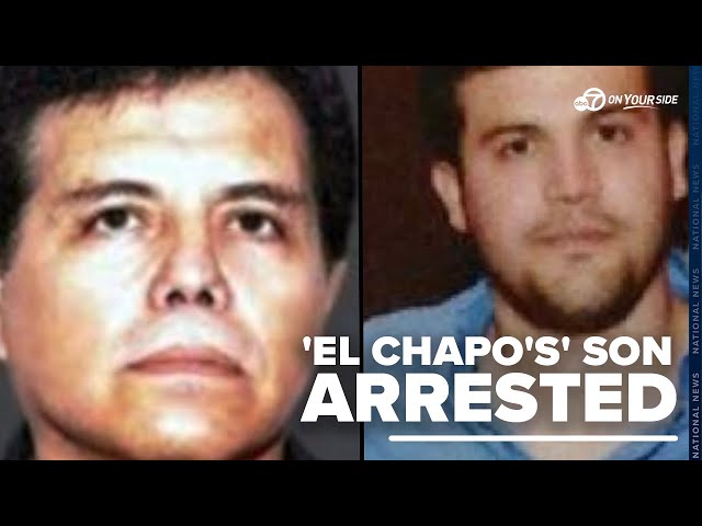 ⁣Mexican drug lords including 'El Chapo's' son arrested in El Paso