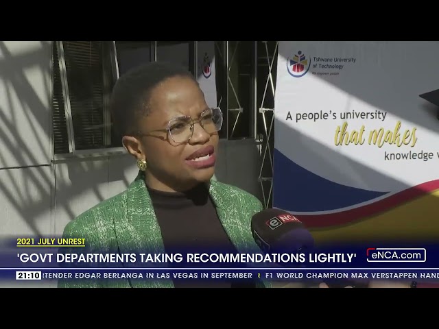 ⁣South African Human Rights Commission speaks on 2021 July Unrest
